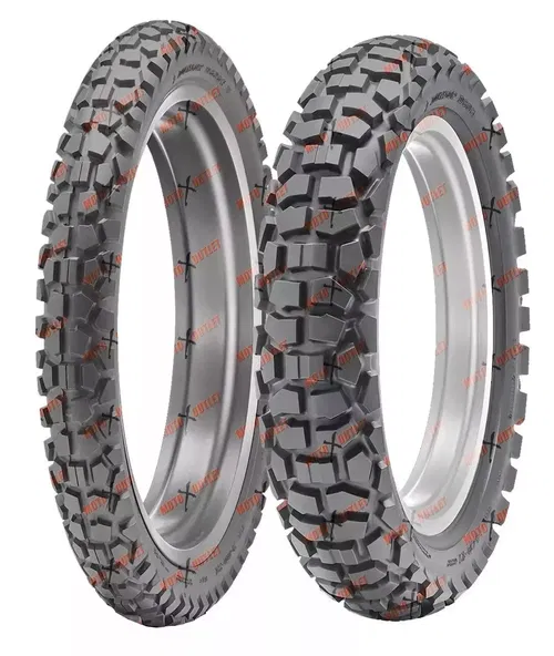 DUNLOP D605 90/90-21 120/80-18 Front Rear Tire Set Dual Sport Tires DOT