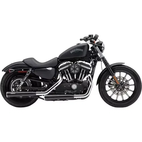 Cobra 3" Slip-on RPT Black Muffler for Harley-Davidson FLSTF Fat Boy 2008