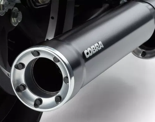 Cobra 3" Slip-on RPT Black Muffler for Harley-Davidson FLSTF Fat Boy 2008