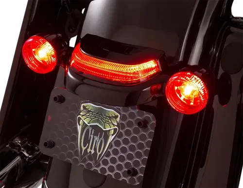 CIRO Taillight - Red Lens - Black 40174