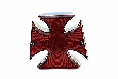 Chrome Maltese Tail Lamp 33-0312 V-Twin