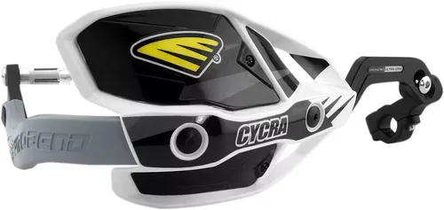 Cycra Ultra Probend CRM Wrap Around Handguards White/Black for 1 1/8 Handlebars