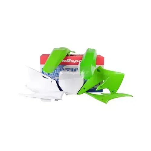 Polisport Complete Stock Green Plastic Kit For Kawasaki KX 250 F 04-05 90091