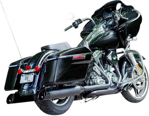 S&amp;S CYCLE Fits 4-1/2" Black MK45 Cutlass Performance Mufflers 550-1016