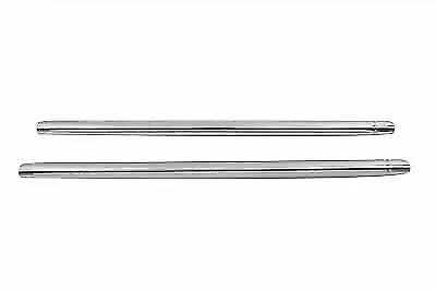 Chrome 35mm Fork Tube Set 25-1/2  Total Length for Harley Davidson by V-Twin