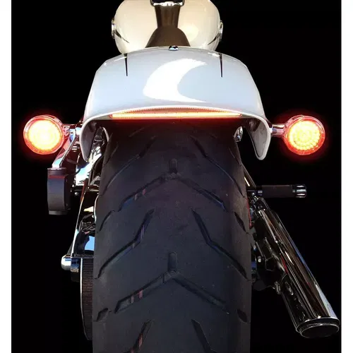 Custom Dynamics Chrome Billet LED Taillight Tail Light for Harley Breakout FXSB