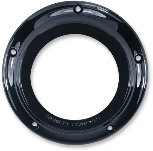 BARNETT Fits Derby Cover - Black/Clear - '15-'23 Touring - For Narrow Primary