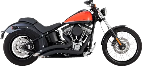 VANCE &amp; HINES Fits 2-into-2 Big Radius Exhaust System - Matte Black 46079