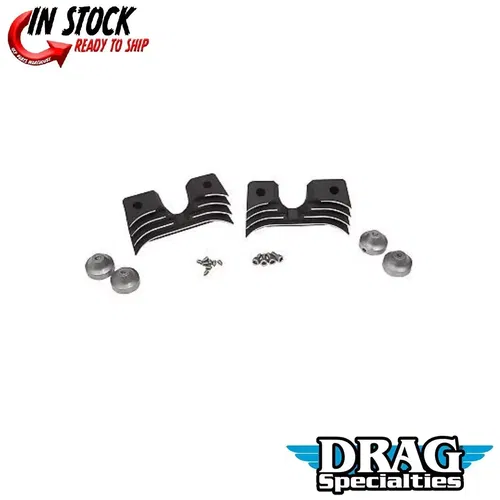 Drag Specialties Black Spark Plug Head Bolt Cover Set for 04-21 Sportster