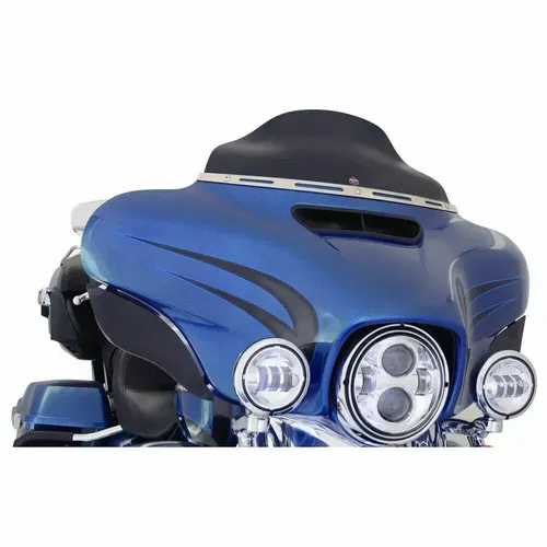 Klock Werks 6.5" Black Flare Windshield for 2014-2020 Harley Touring Models