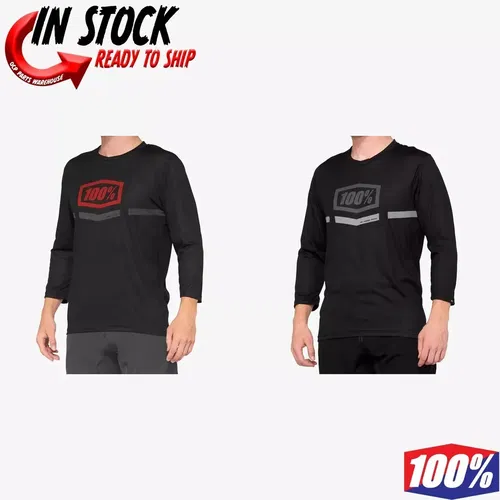 2023 100% 3/4 SLEEVE AIRMATIC JERSEY BICYCLE MTB BMX - PICK SIZE & COLOR