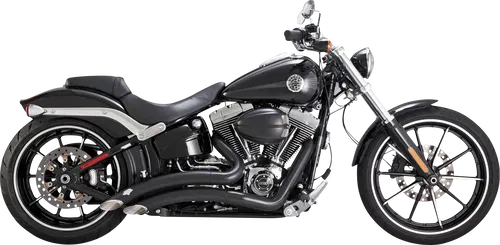 VANCE &amp; HINES Big Radius Exhaust System - Black 46365