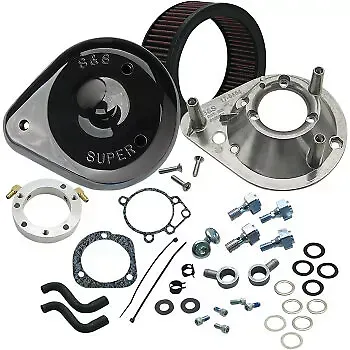 Air Cleaner for for XL Tear Drop Gloss Black 1010-1867 S&S Cycle