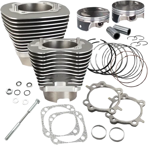 S&amp;S CYCLE 117" Big Bore Cylinder Kit - Fits Stone Gray - Twin Cam 910-0474