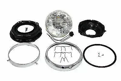 7" Headlamp Assembly for Harley Davidson by V-Twin