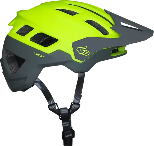 6D HELMETS ATB-2T Ascent Helmet MOTOCROSS XL/2XL Neon Yellow/Gray Matte