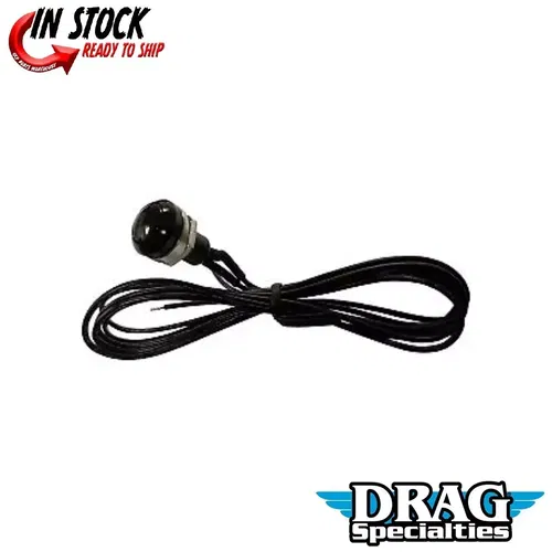 DRAG SPECIALTIES 2106-0419 Black Mini Push-Button Switch