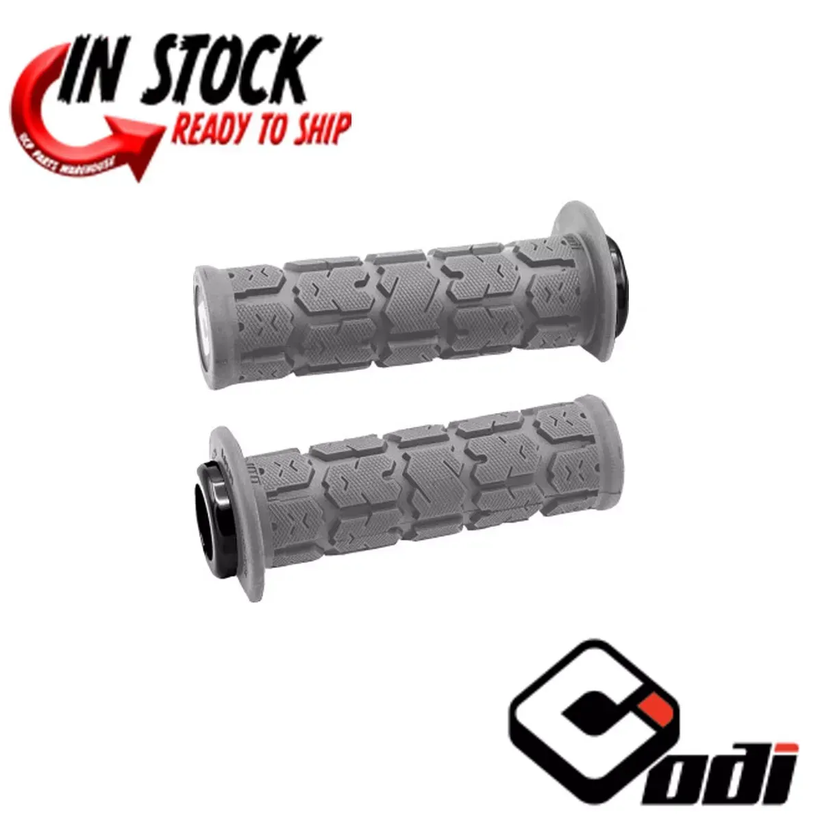 ODI ATV WATERCRAFT LOCK ON GRIPS ROGUE 2.1 7/8" HANDLEBAR GREY/BLACK