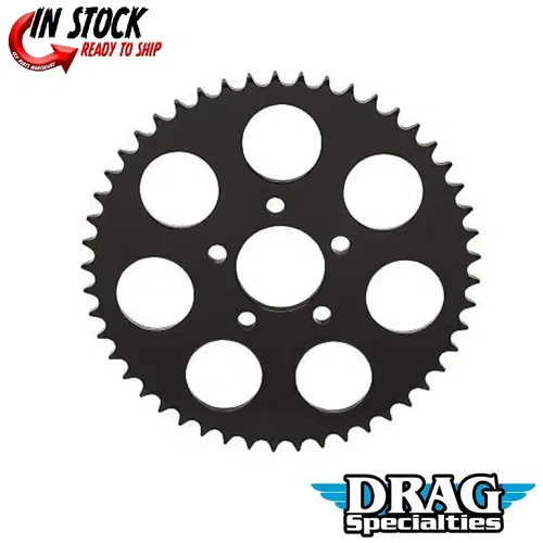 Drag Specialties 1210-1845 Black 530 Chain Conversion Rear Sprocket 49 Tooth