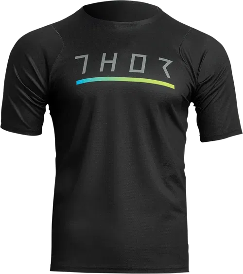 THOR Assist Fits Caliber Short-Sleeve Jersey - Black - Large 5120-0259