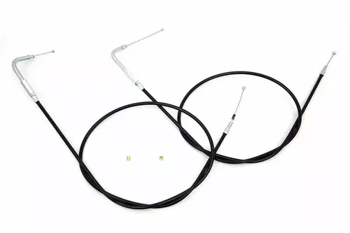 46.25" Throttle and Idle Cable Set for Harley Davidson by V-Twin
