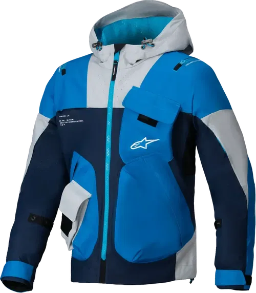 ALPINESTARS Mogress Fits Air Jacket - Blue/Almond - Small 3301625-7187-S