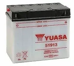 Yuasa 51913 High Performance Conventional YuMicron 12 Volt Battery 51913