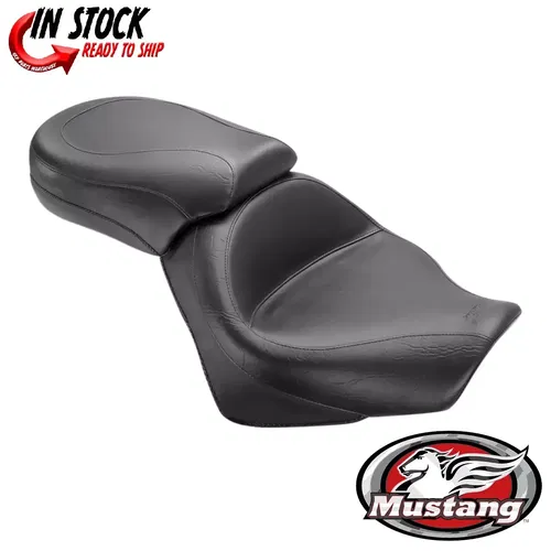 Mustang Wide Tour 2Piece Vint Seat Honda Shadow Spirit 07-15 Phantom 750 10-20