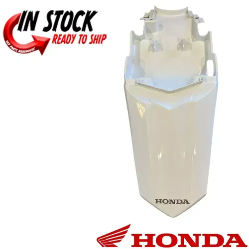 HONDA REAR FENDER WHITE 2019-2024 CRF110F GENUINE OEM 80101-KYK-H60ZA AUTHENTIC