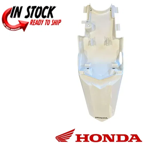 HONDA REAR FENDER WHITE 2019-2024 CRF110F GENUINE OEM 80101-KYK-H60ZA AUTHENTIC