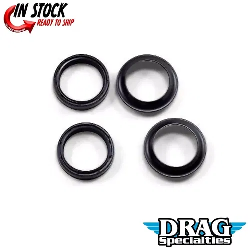 DRAG SPECIALTIES 0407-0345 Fork Seal/Dust Wiper Kit for 43 mm Inverted Forks