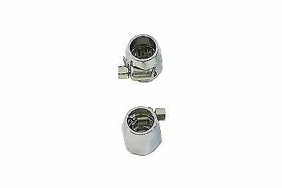 Hex Chrome Econo Seal Hose End for Harley Davidson by V-Twin