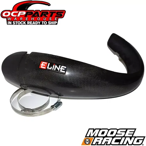 MOOSE RACING CARBON FIBER EXHAUST PIPE GUARD 2023-2024 KTM 125 XC GAS GAS MC125