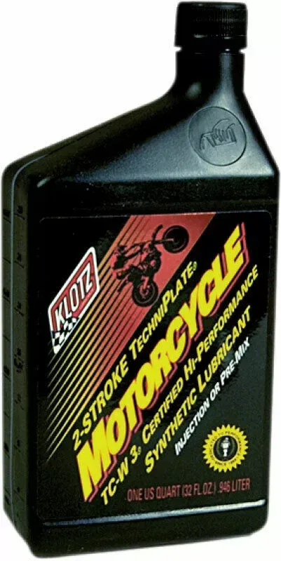 Klotz Oil 2-Stroke Motorcycle TechniPlate TC-W3 Pre-Mix Lubricant/Oil | 1 Qt