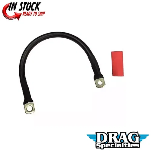 DRAG SPECIALTIES 2113-0652 11" Battery Cable with Optional Shrink Tube