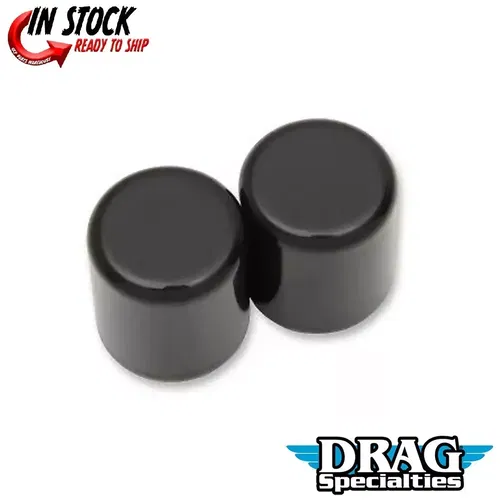 DRAG SPECIALTIES 1510-0315 Black Large Magnetic Docking Points Covers
