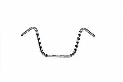 12" Ape Hanger Handlebars with Indents Chrome for Harley Davidson by V-Twin
