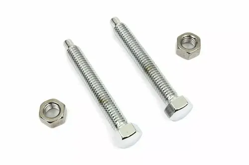 Chrome Rear Axle Adjuster Screw for Harley Davidson by V-Twin