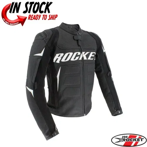 2024 JOE ROCKET SINISTER LEATHER MOTORCYCLE JACKET BLACK - PICK SIZE