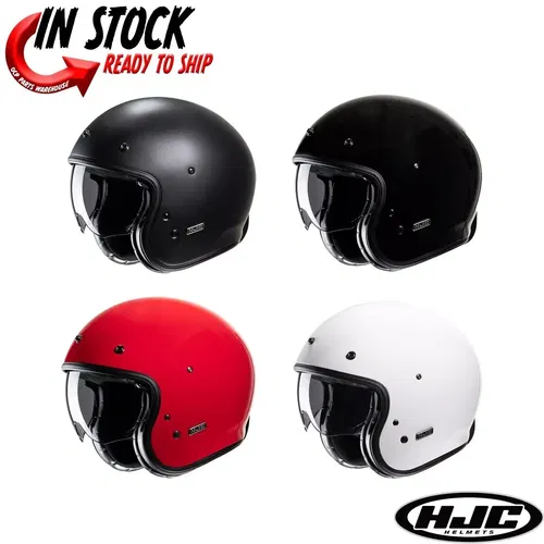 2023 HJC V31 SOLID & SEMI-FLAT OPEN FACE HELMET - PICK SIZE & COLOR