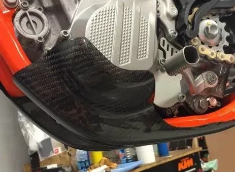 P3 Carbon Fiber Hybrid Skid Plate For KTM 450 SX-F 2016-2017 301077