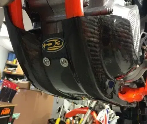 P3 Carbon Fiber Hybrid Skid Plate For KTM 450 SX-F 2016-2017 301077