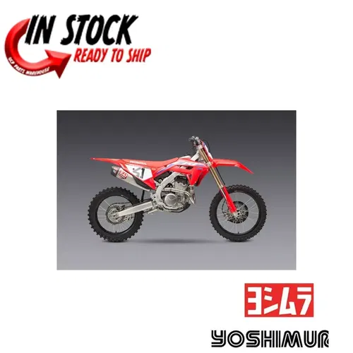 YOSHIMURA RS-12 FULL SYSYEM EXHAUST PIPE SS HONDA 22-2024 CRF250R CRF250RX
