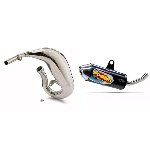 Amazon.com: FMF Powercore 2 Silencer (Black) KTM 85SX