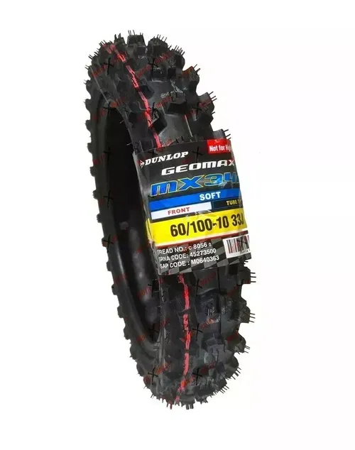 Dunlop 60/100-10 70/100-10 Tires Front Rear 2.50- 10 Set MX34 CFR50 SX50 TTR50