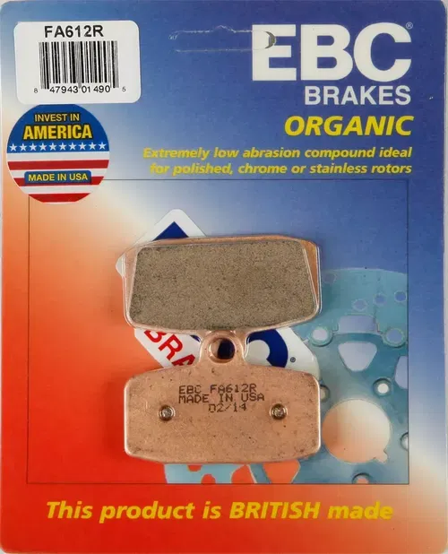 EBC R Series Long Life Sintered Brake Pads FA612R