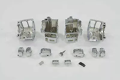 Handlebar Switch Housing Kit Chrome for Harley Davidson by V-Twin