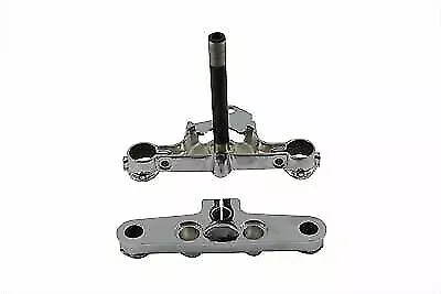 Chrome Triple Tree Set for Harley Davidson by V-Twin