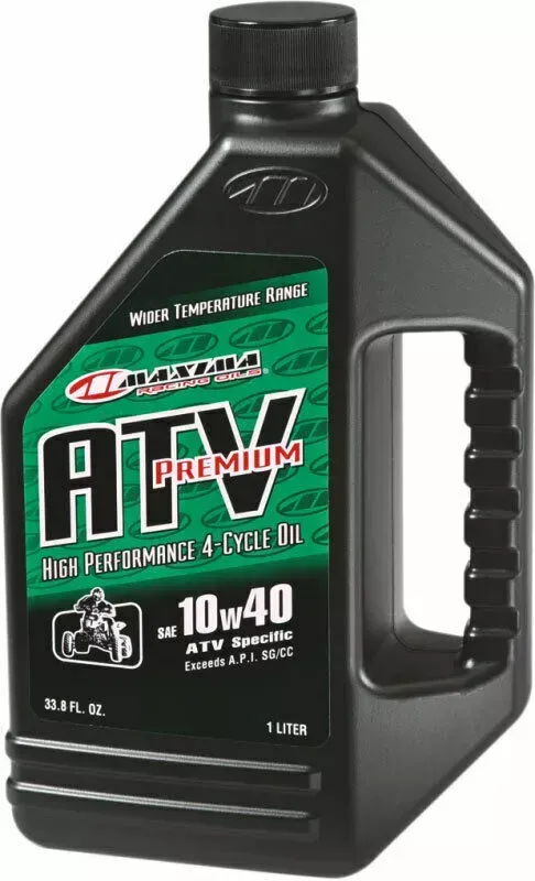 Maxima Racing Oil ATV Premium 4-Stroke Motor Oil | 10W-40 | 1 Liter | 33901