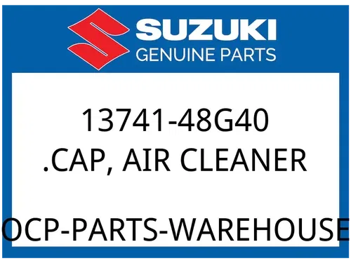 Suzuki OEM Part 13741-48G40 CAP, AIR CLEANER